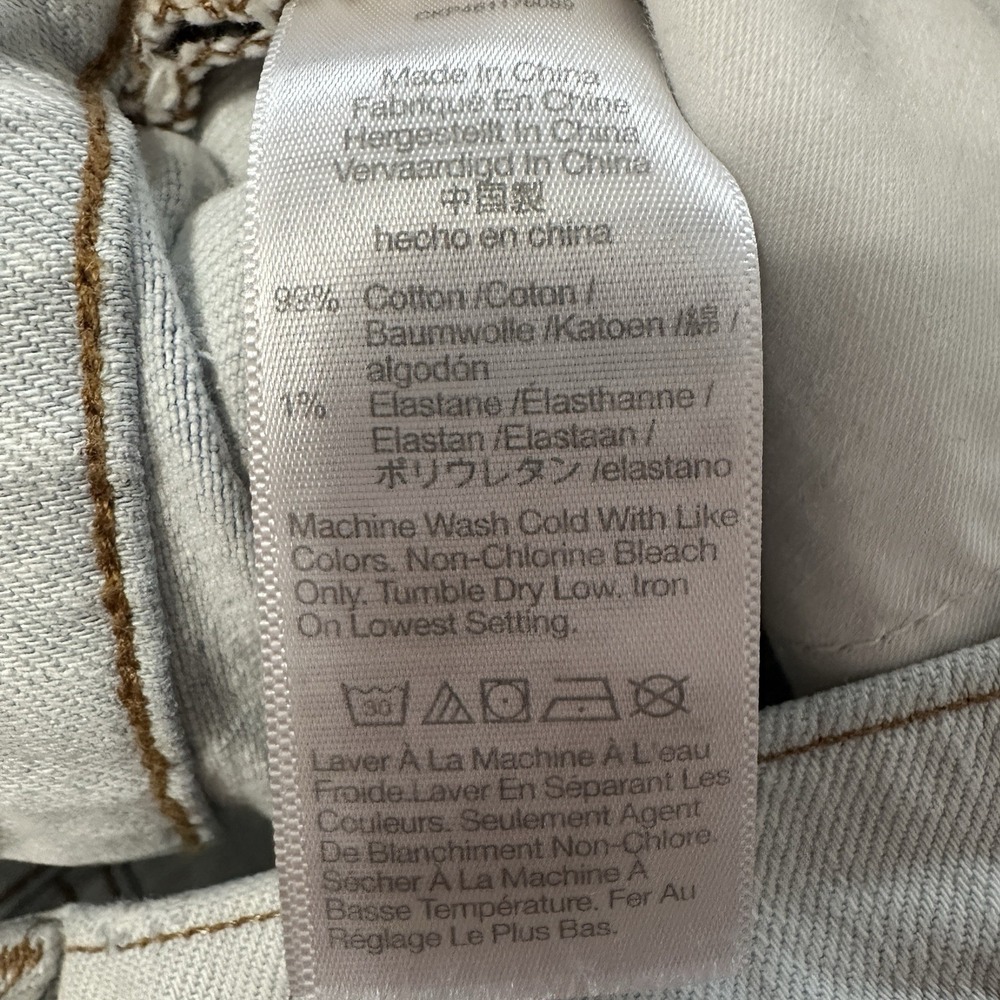 MADEWELL The Perfect Vintage Wide-Leg Crop Jeans Womens Size 28 Blue Light Wash - Picture 6 of 6
